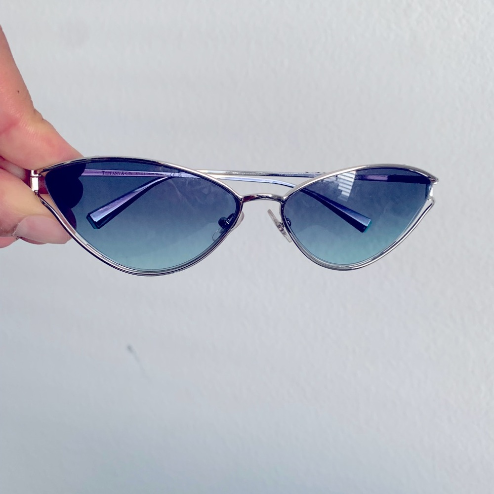 Tiffany & Co silver cat eye glasses